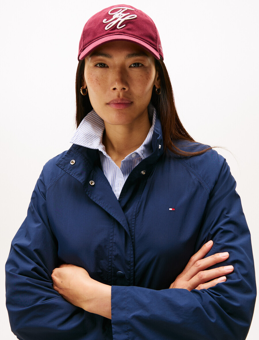 kurze nylon-windjacke