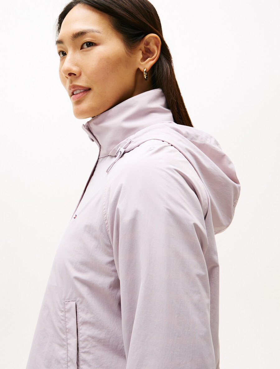 kurze nylon-windjacke