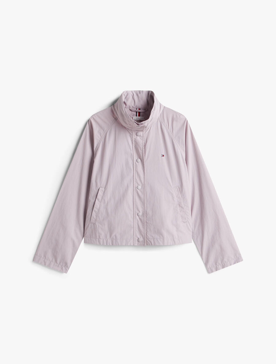kurze nylon-windjacke