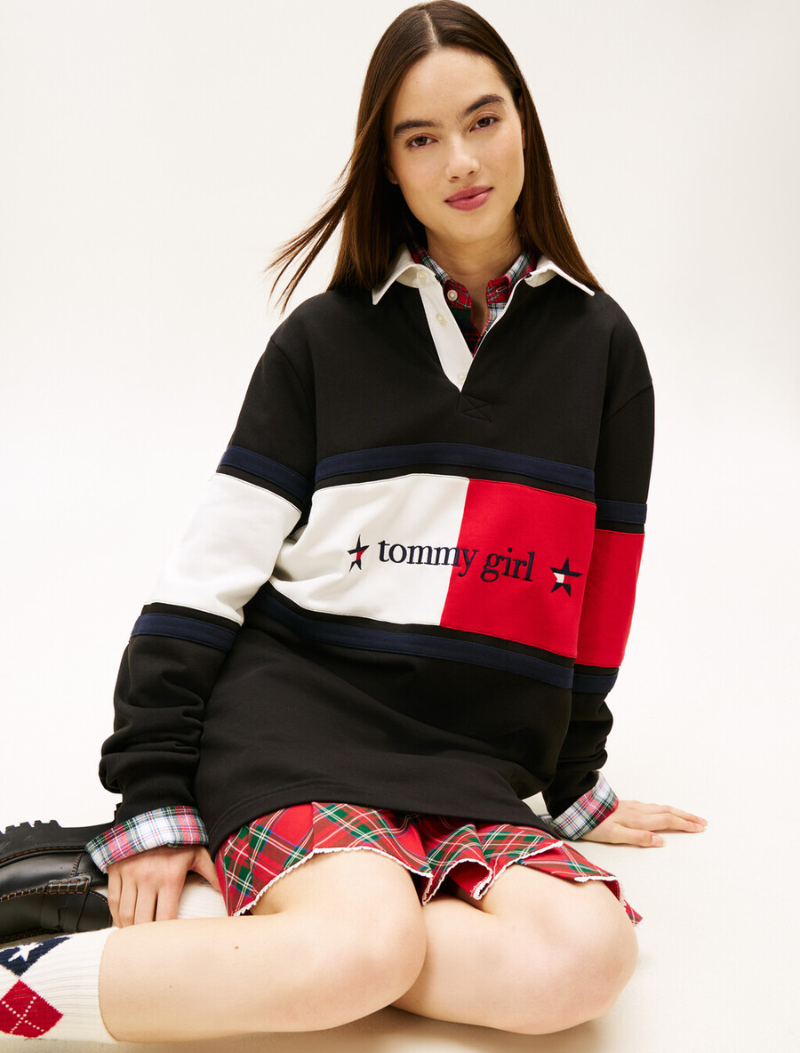 tommy girl star graphic rugby dress