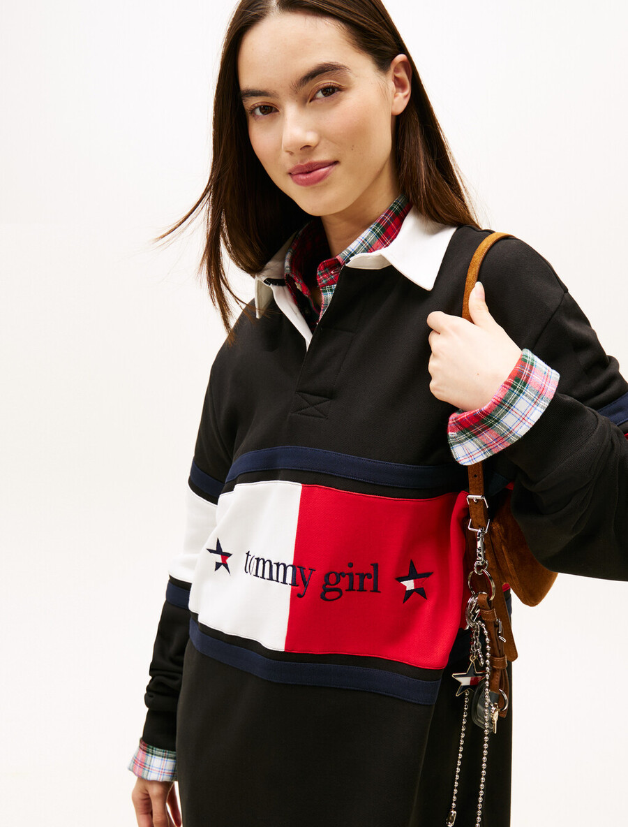 tommy girl star graphic rugby dress