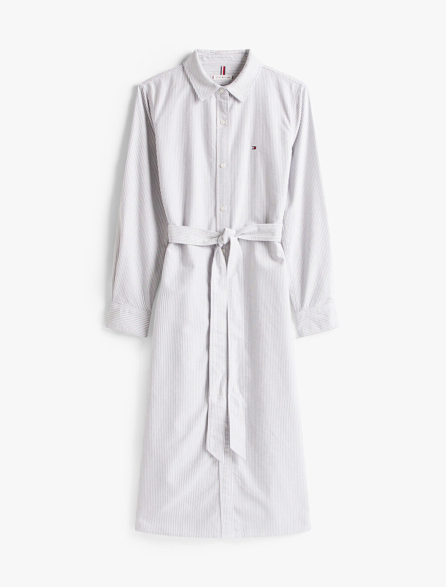 oxford-kleid in asiatischer passform
