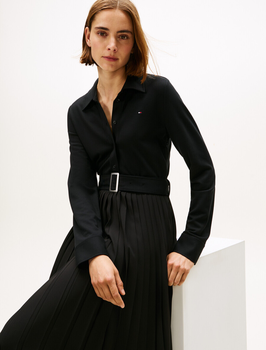 interlock mix media polokleid