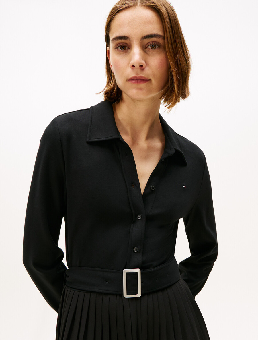 interlock mix media polokleid