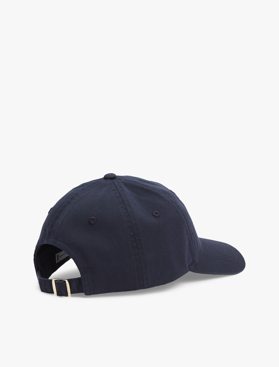 baseballkappe aus twill mit logostickerei