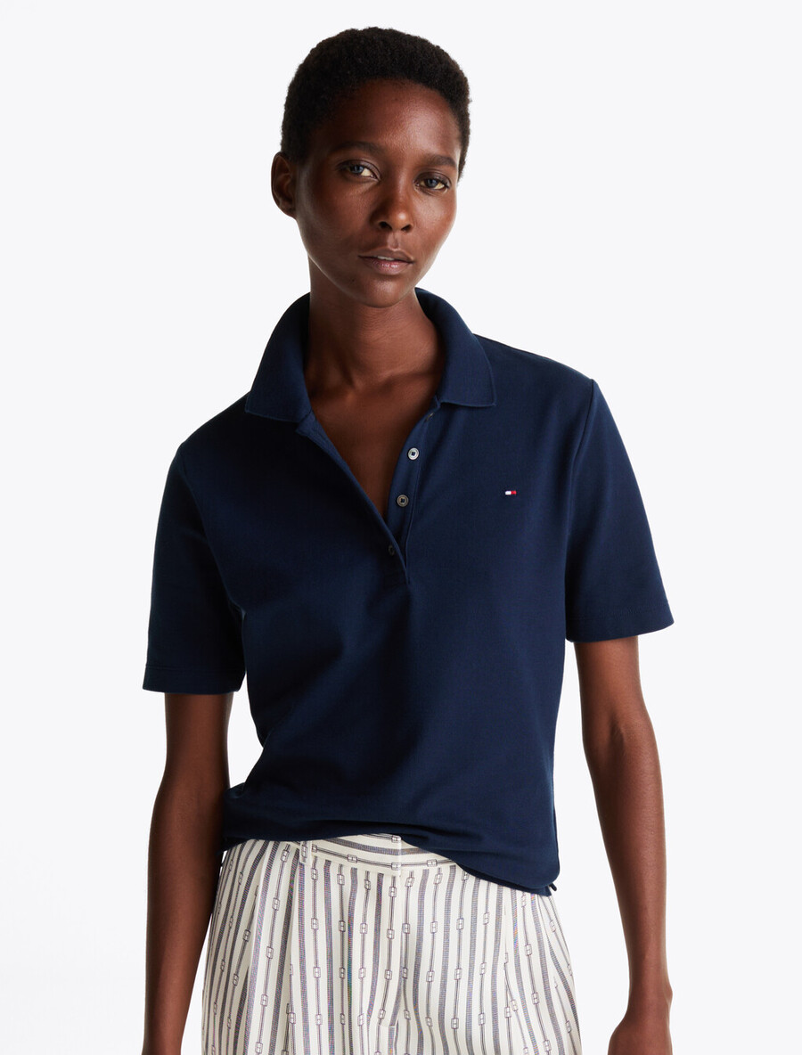 1985 kollektion flaggenstickerei regular polo