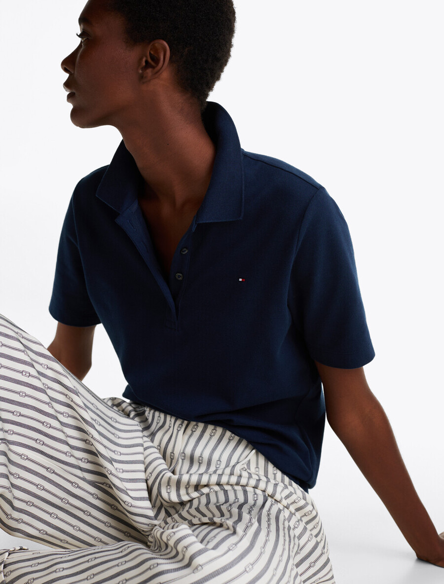 1985 kollektion flaggenstickerei regular polo