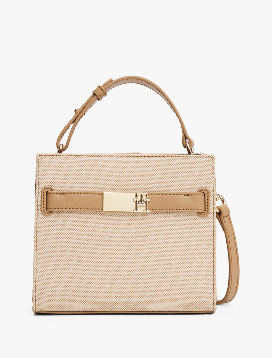 heritage canvas crossbody satchel