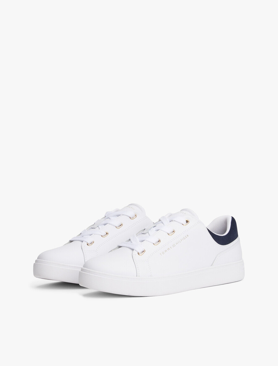 sneaker mit leder-cupsohle