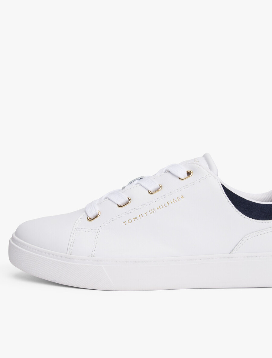 sneaker mit leder-cupsohle