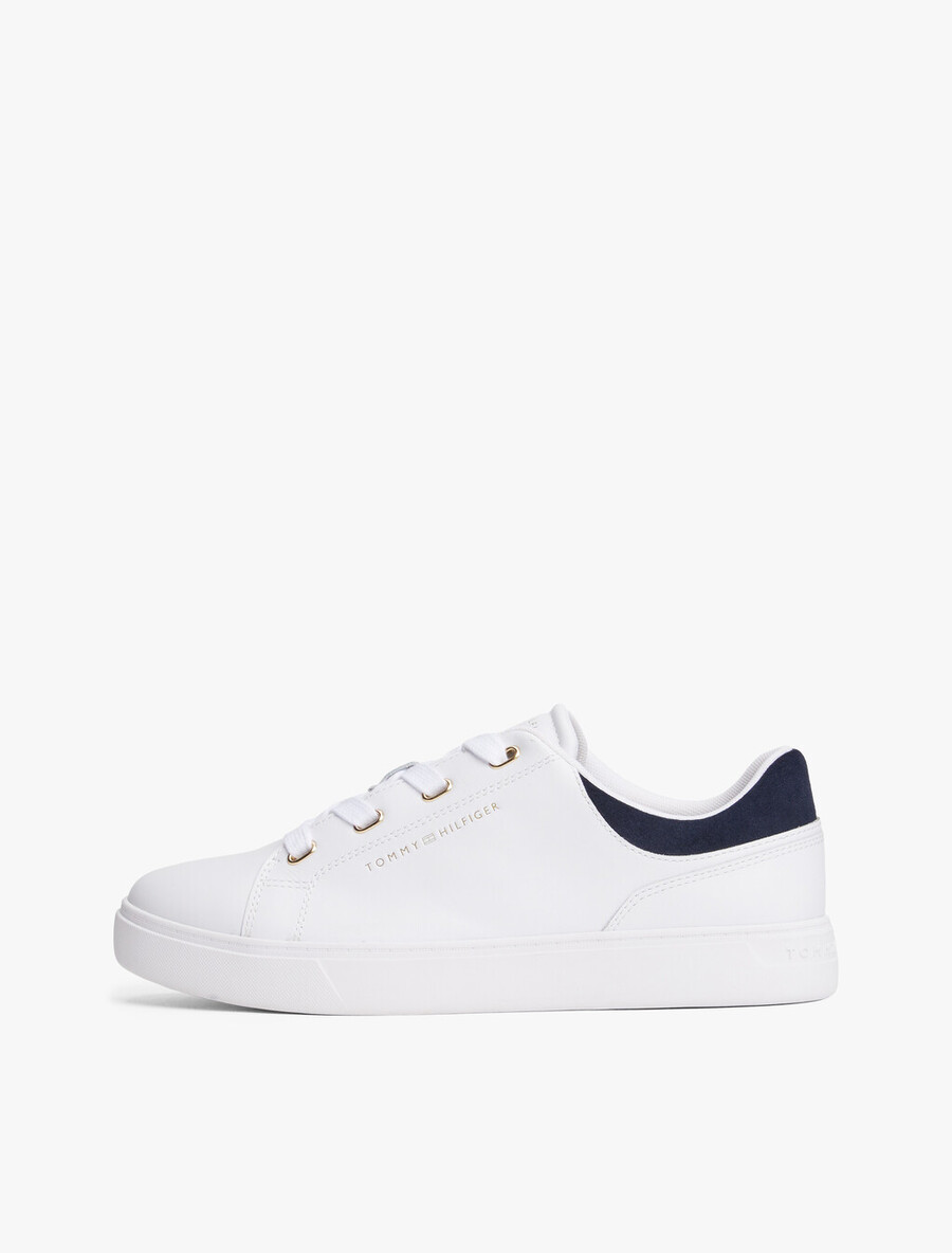 sneaker mit leder-cupsohle
