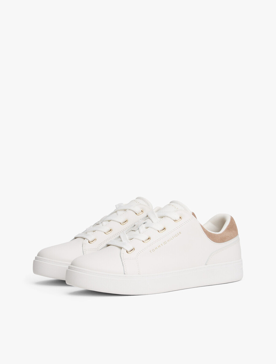 sneaker mit leder-cupsohle