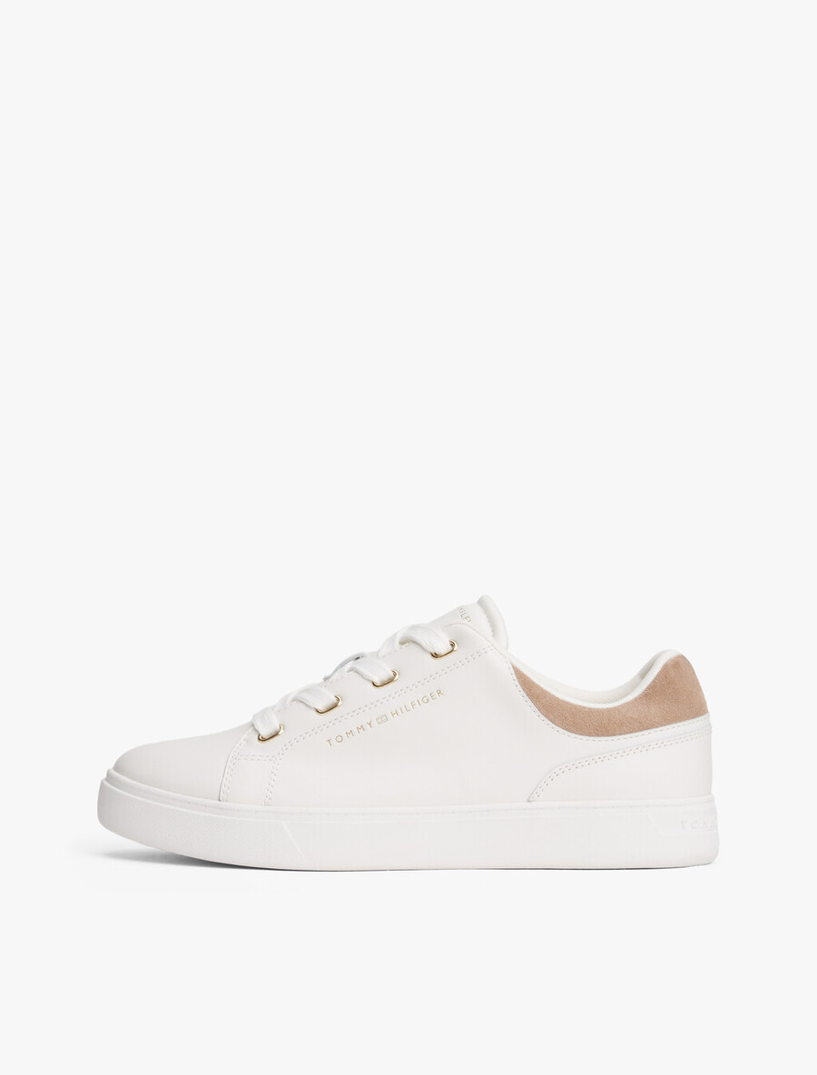 sneaker mit leder-cupsohle