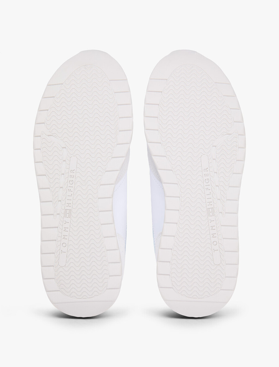 sneaker aus geprägtem th-monogramm-leder