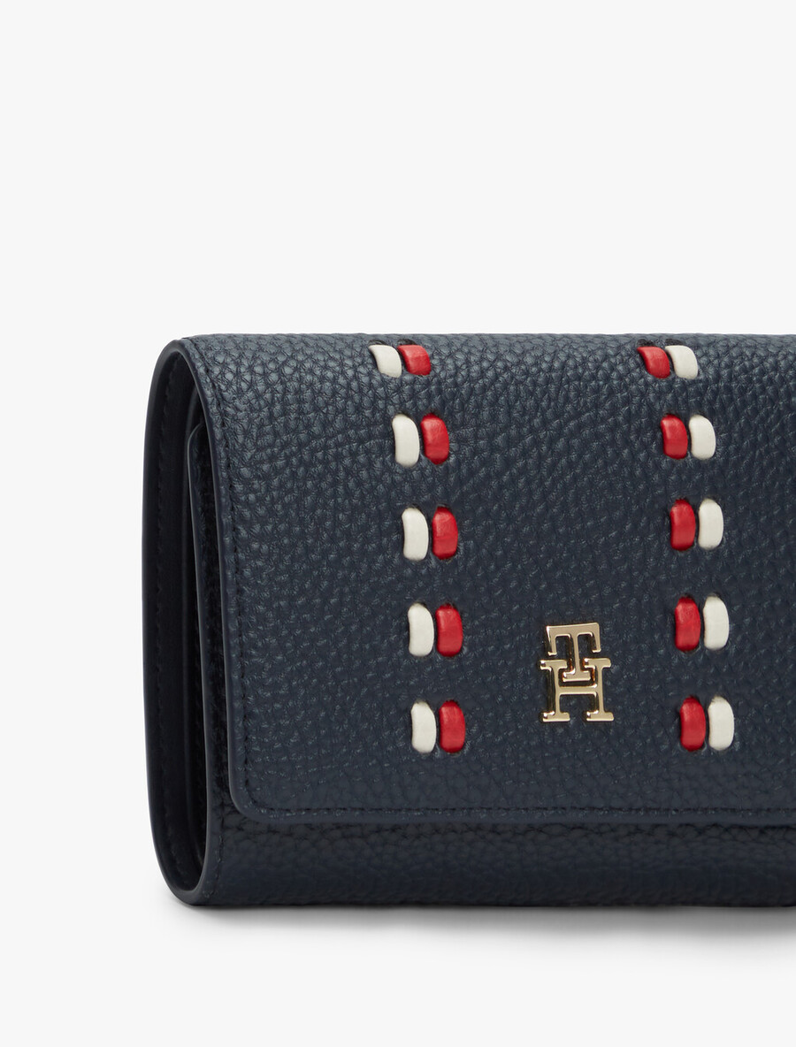 hilfiger icon th monogram dreifach-geldbörse