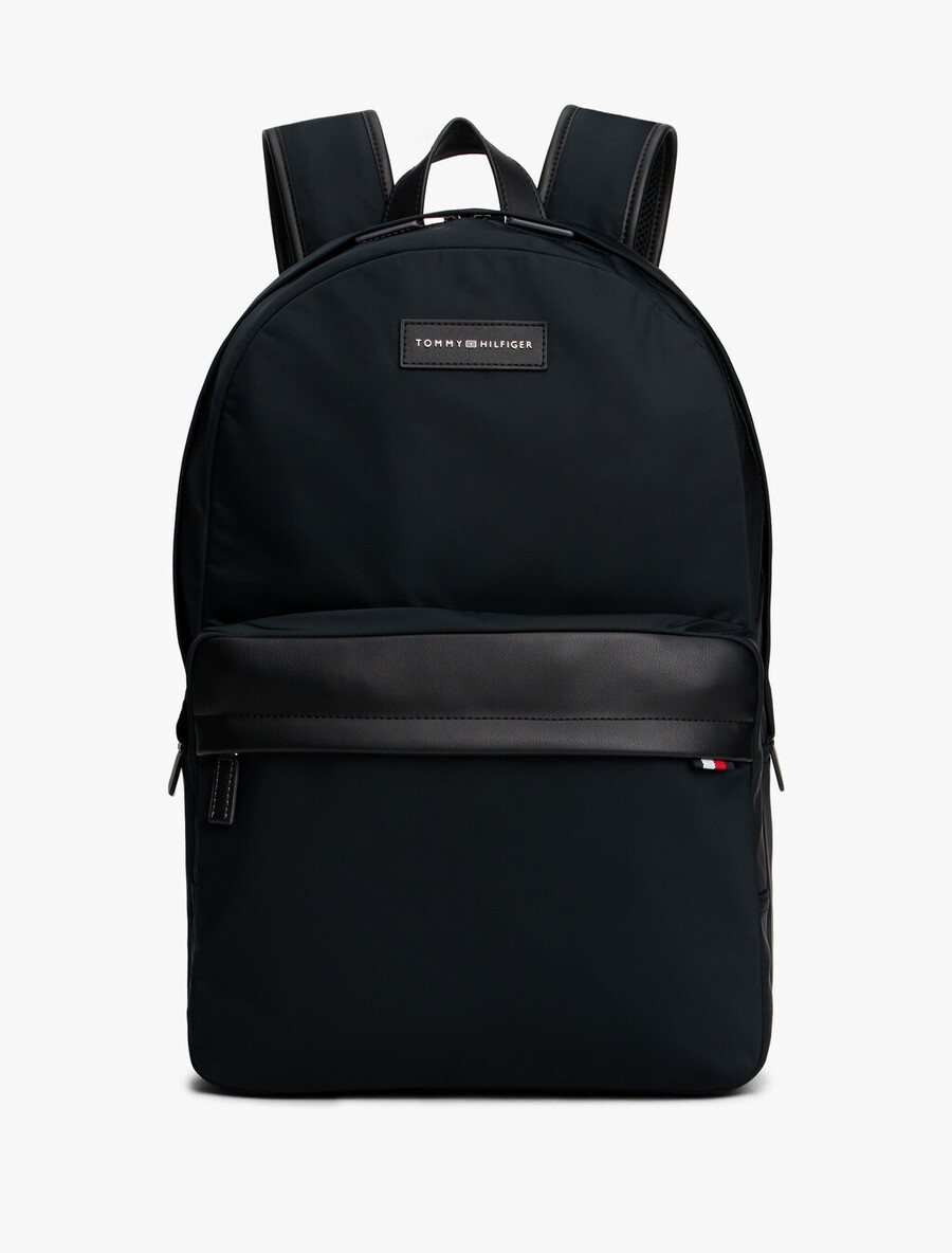 rucksack mit logo-patch