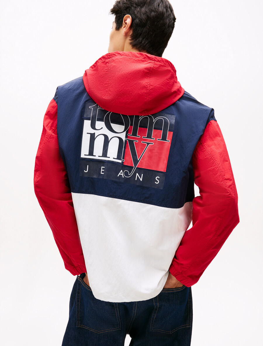 sportjacke mit farbblock-design