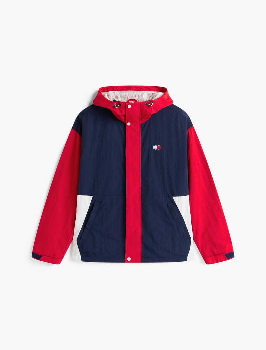 sportjacke mit farbblock-design