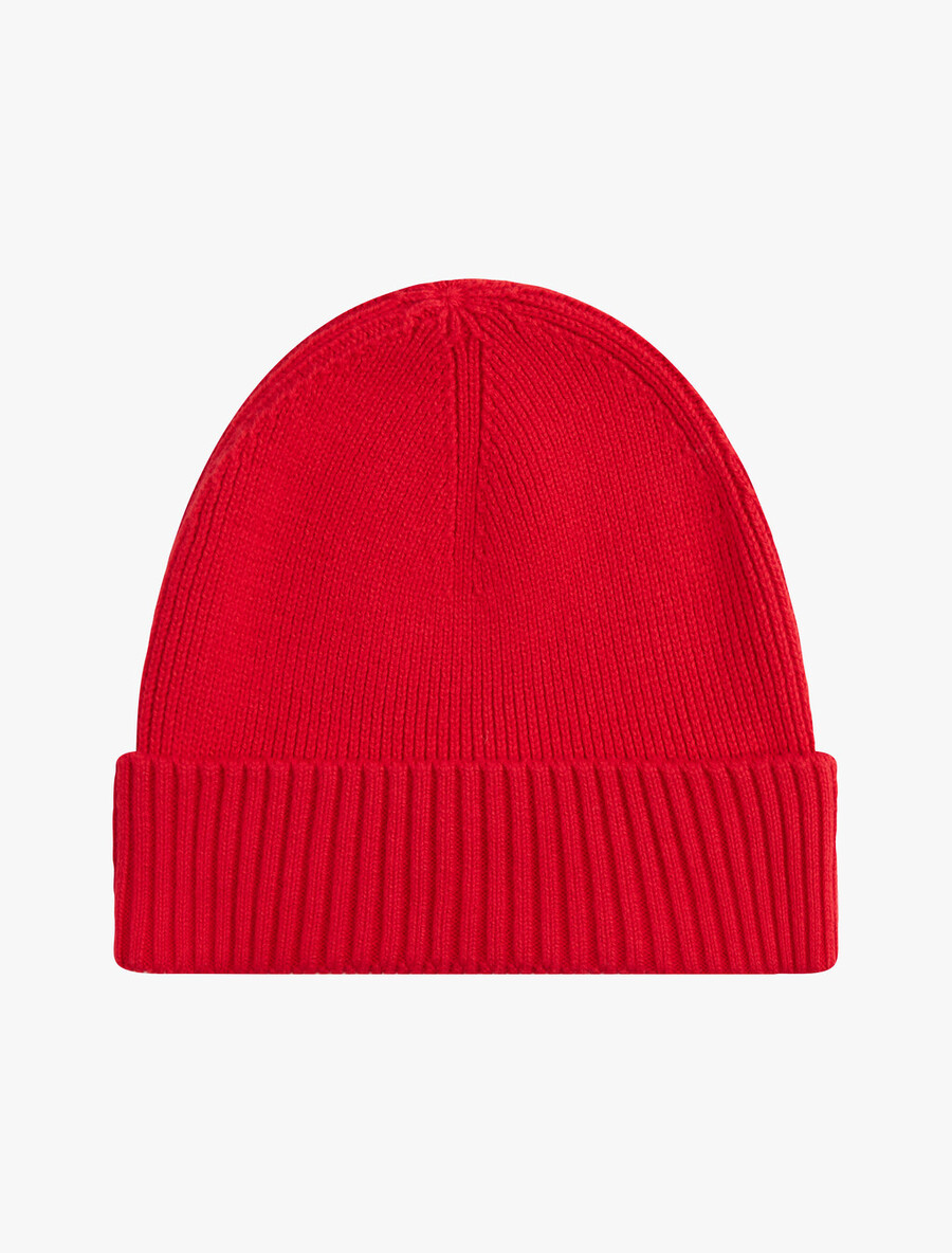 hilfiger flag beanie mit kaschmir