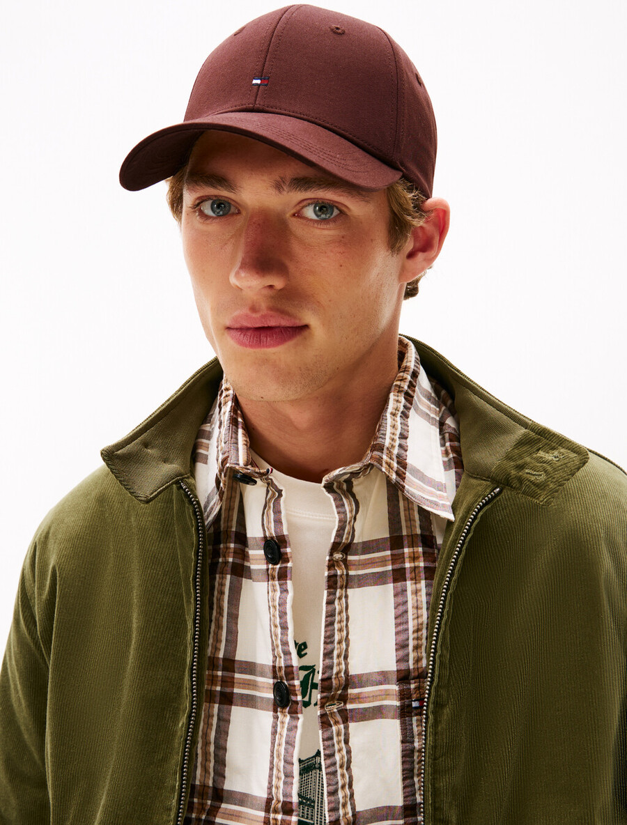 hilfiger flag six-panel baseball cap