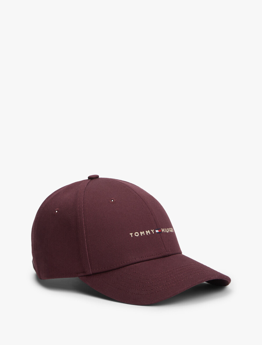 baseballkappe aus twill mit logostickerei und sechs panels