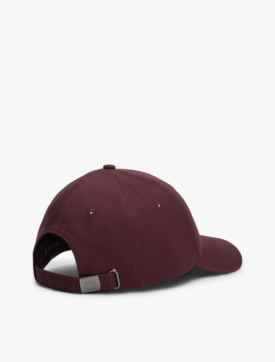 baseballkappe aus twill mit logostickerei und sechs panels