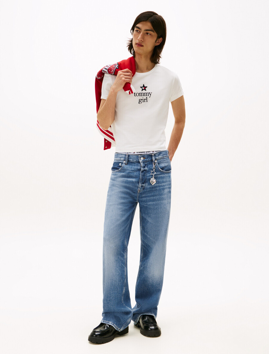 tommy girl low rise relaxed jeans
