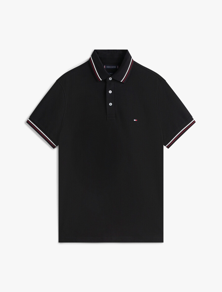 tipped slim polo