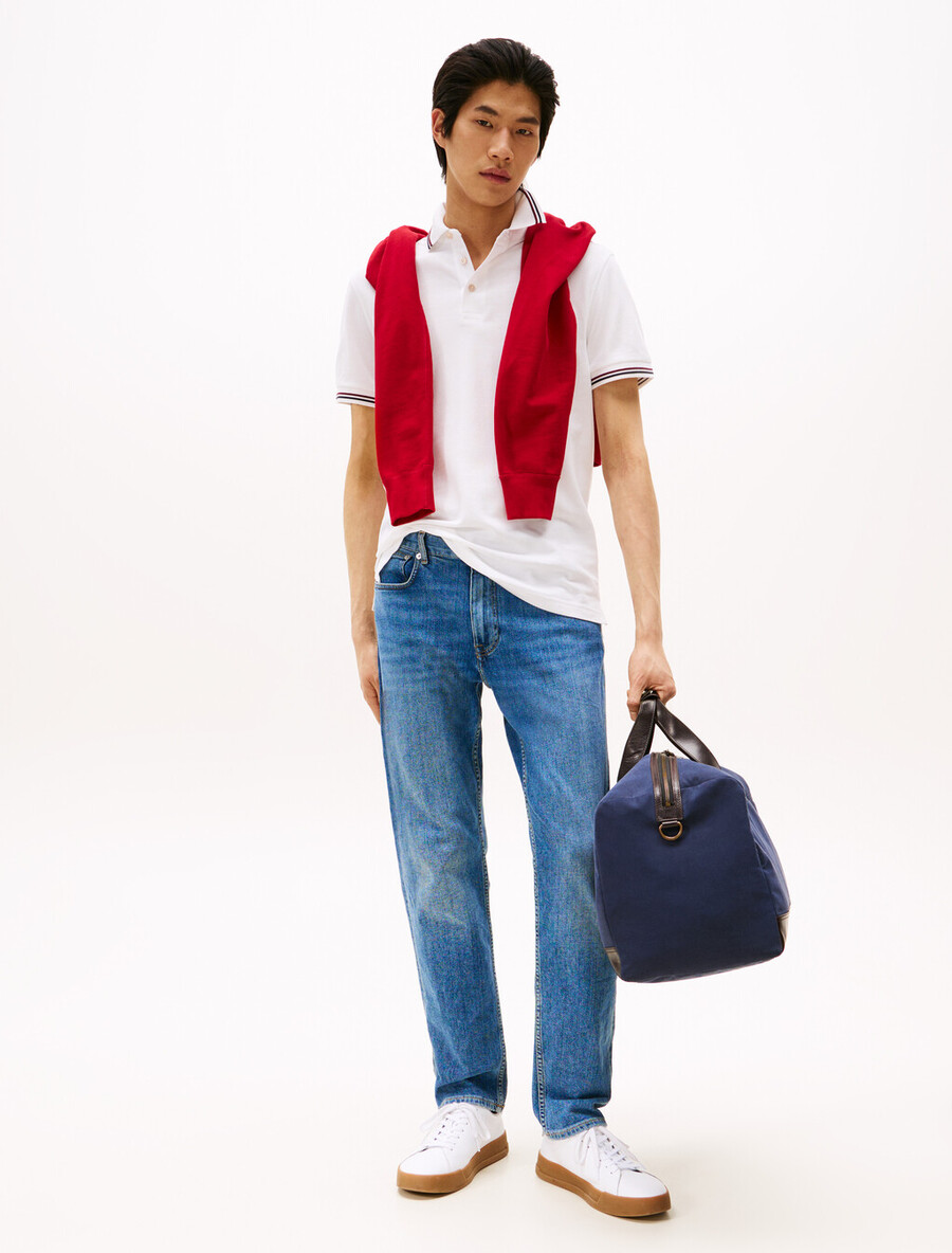tipped slim polo