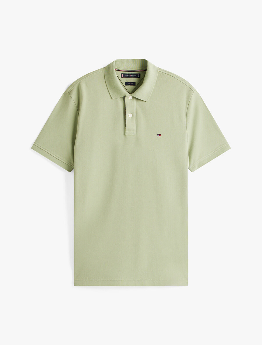 polohemd mit tartan-knopfleiste regular