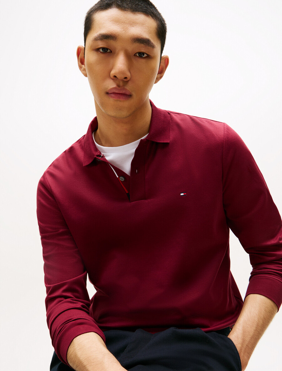 mercerisiertes jacquard-polo