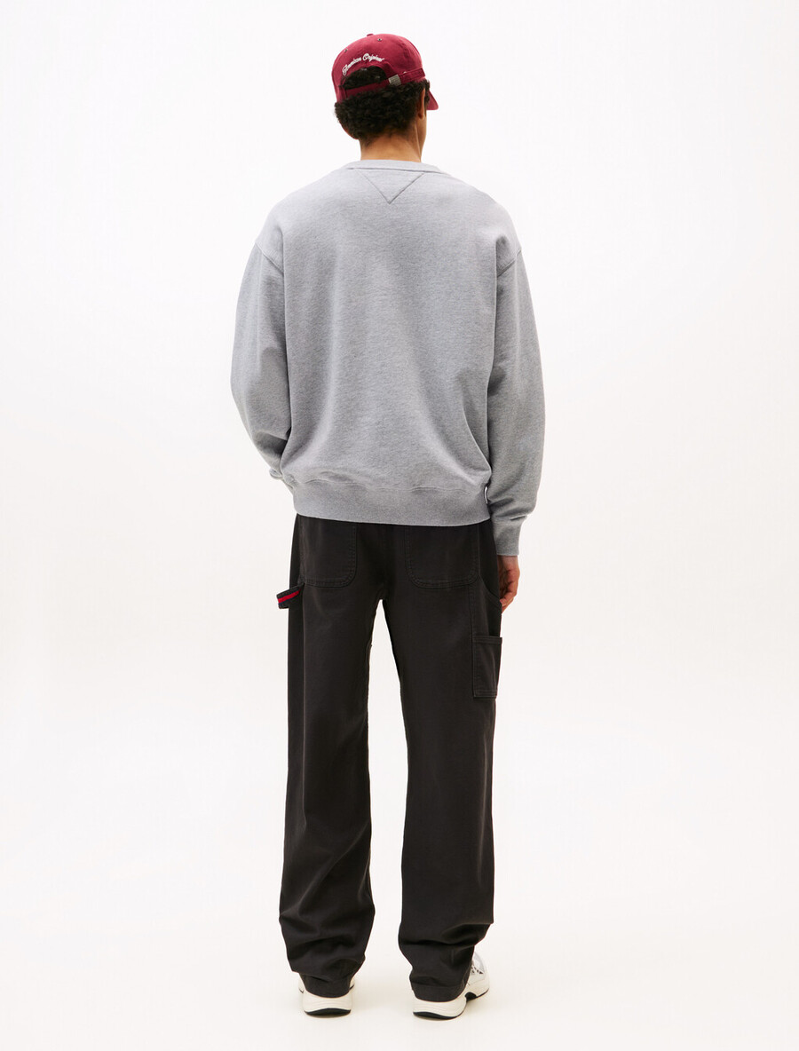 lässiges sweatshirt mit logo-aufdruck