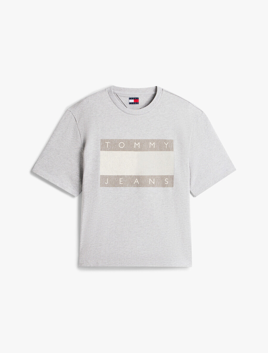 t-shirt mit flaggen-aufdruck im 90er-jahre-stil