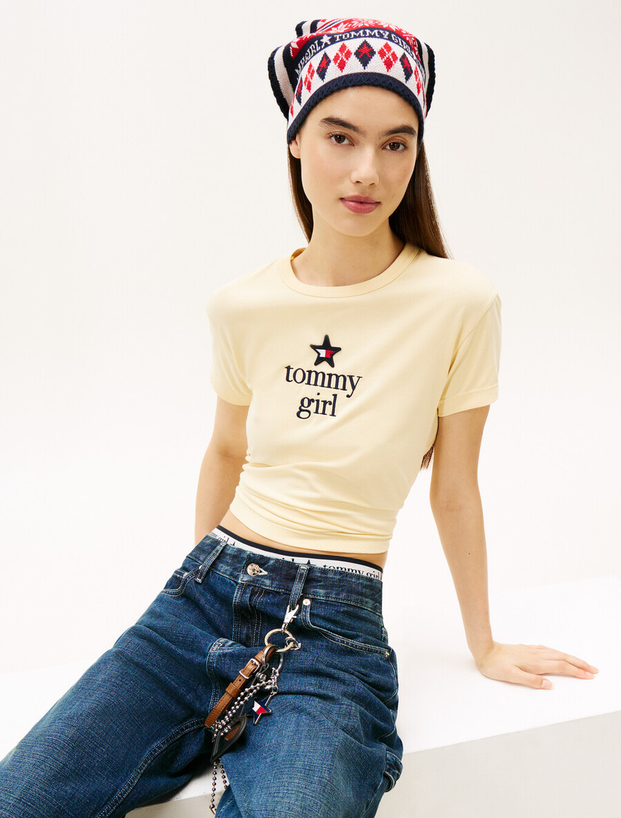 tommy girl star grafik-t-shirt