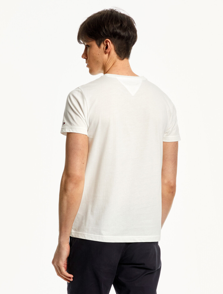 t-shirt mit logo aus bio-baumwolle