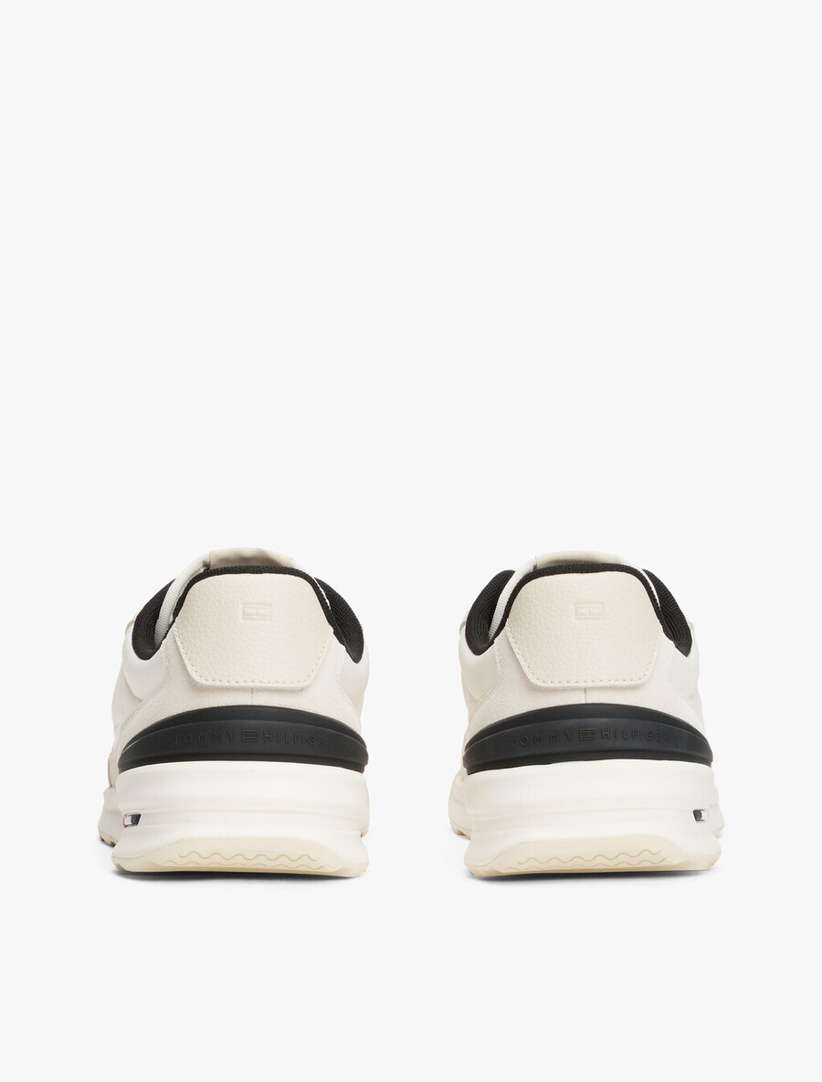 retro nylon mix runner sneaker