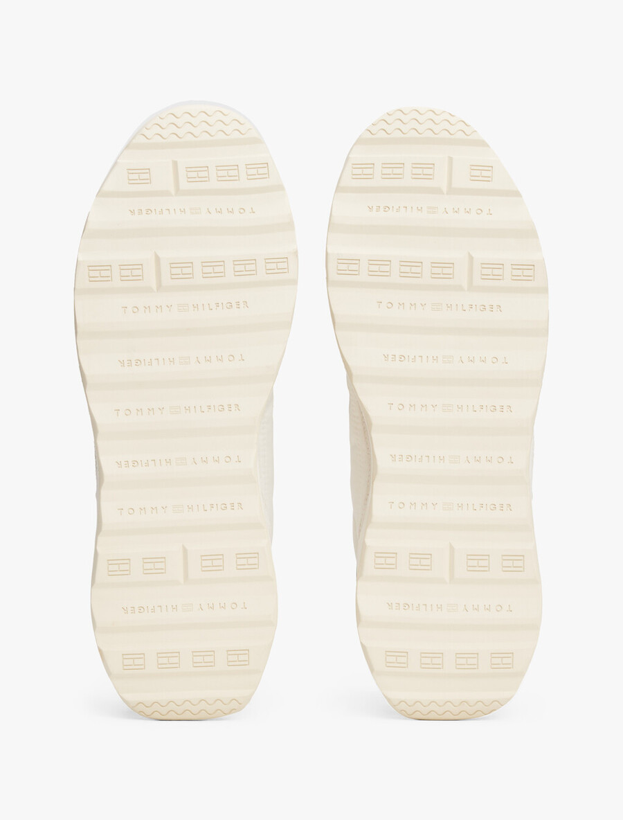 retro nylon mix runner sneaker